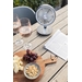 Eurom Vento opvouwbare en draadloze ventilator - op tuintafel