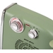 Eurom B-4 1800 ventilatorkachel - Groen - bedieningspaneel