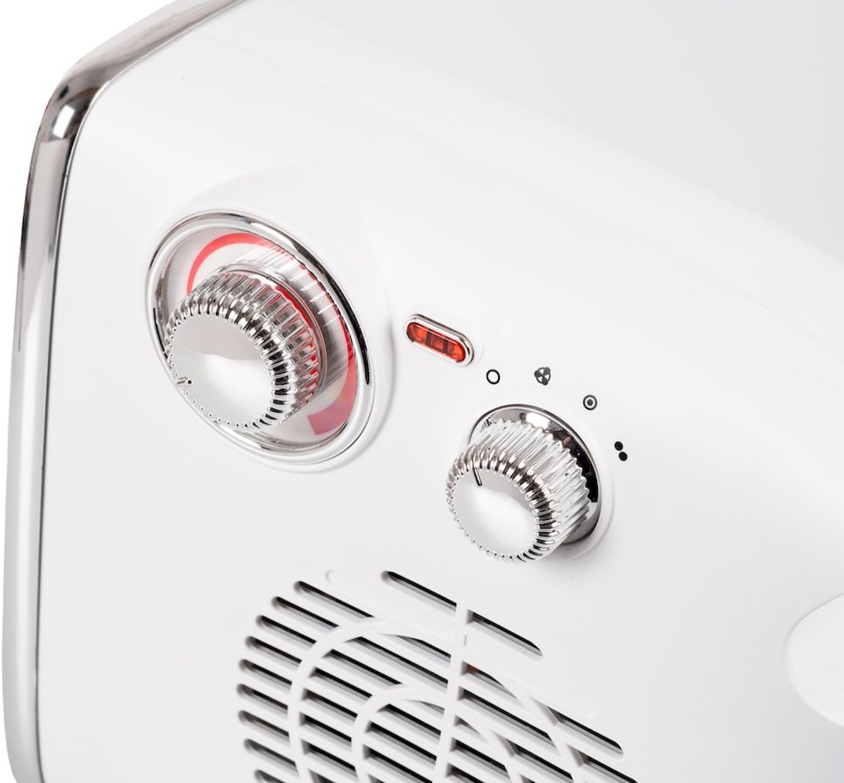 Eurom B-4 1800 ventilatorkachel - Wit - bedieningspaneel