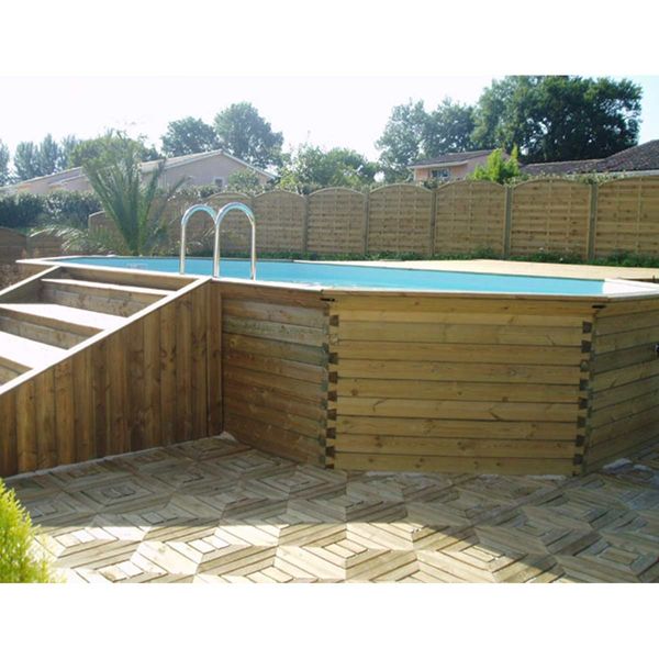 Gardipool Oblong 3.90 x 6.20 m, Hoogte: 1.33 m