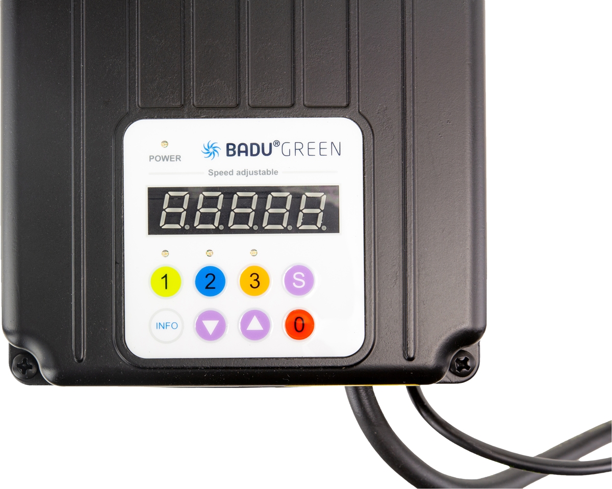 Vitalia Premium Eco VS variabele zwembadpomp - display