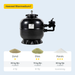 W'eau SPO-500 polyester side mount zandfilter 10m³