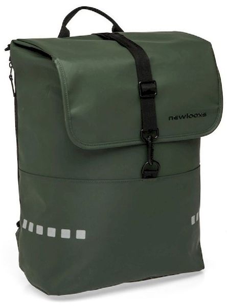New Looxs Odense fietsrugzak - 18 liter - Groen - vooraanzicht