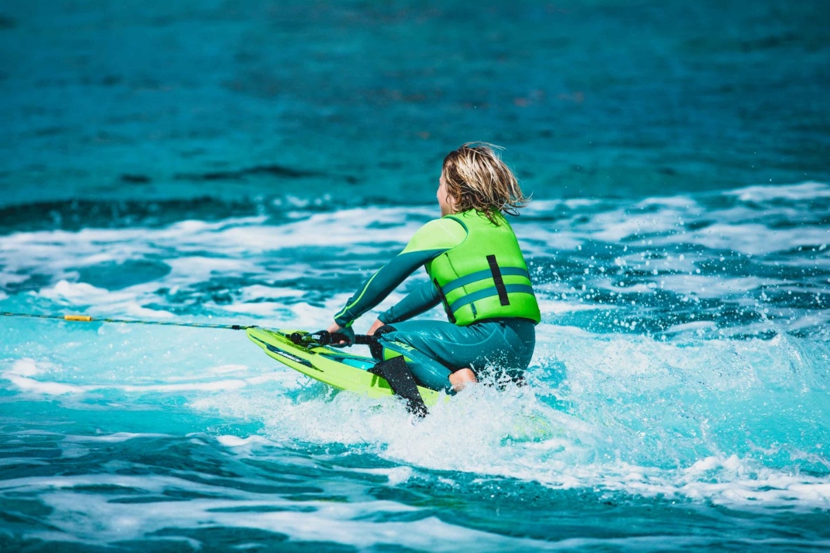 Jobe Slash Kneeboard - Lime groen