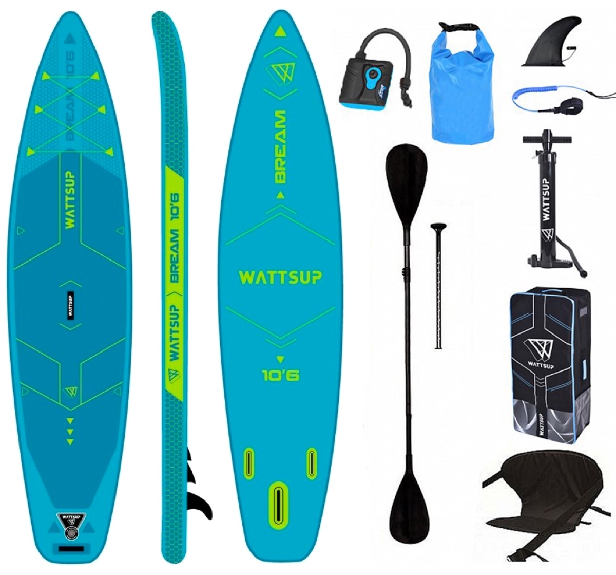 Wattsup Bream opblaasbaar supboard complete set
