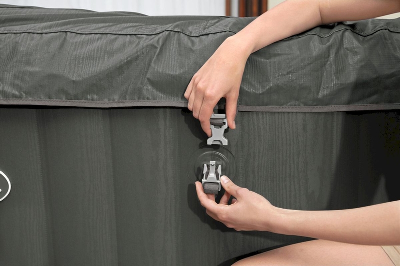 Lay-Z spa Mauritius Airjet opblaasbare spa - 7 persoons - veiligheidsclips