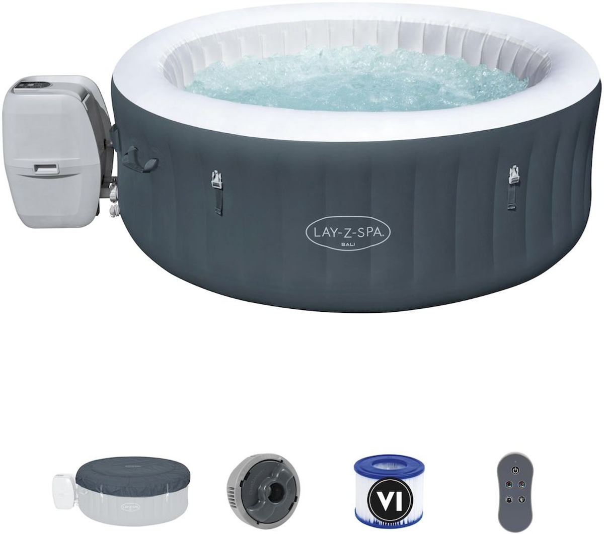 Lay-Z-Spa Bali AirJet opblaasbare spa - 4 persoons - met accessoires