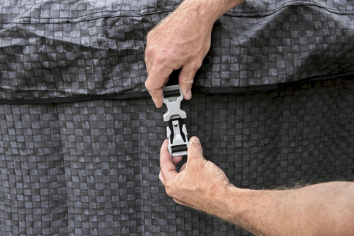 Lay-Z Spa Havana AirJet opblaasbare spa - 4 persoons - bevestiging afdekhoes