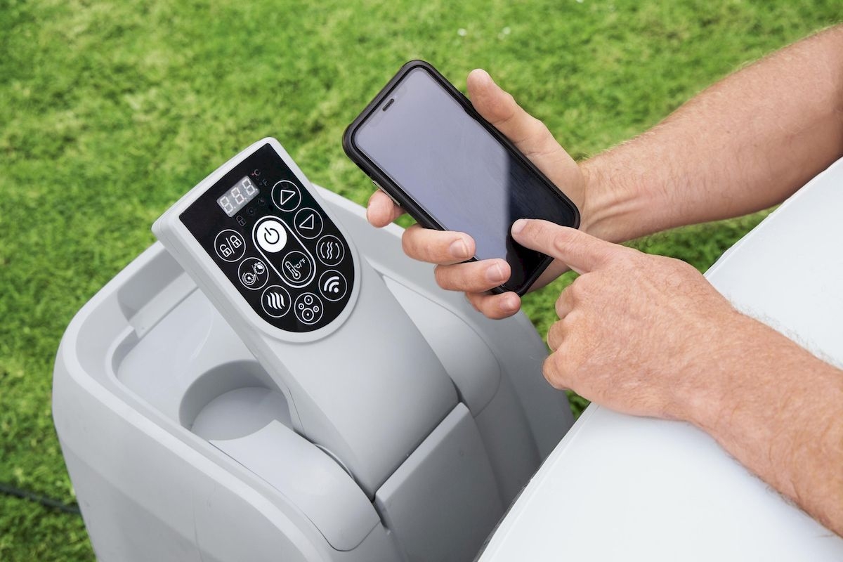 Lay-Z Spa Havana AirJet opblaasbare spa - 4 persoons - bediening