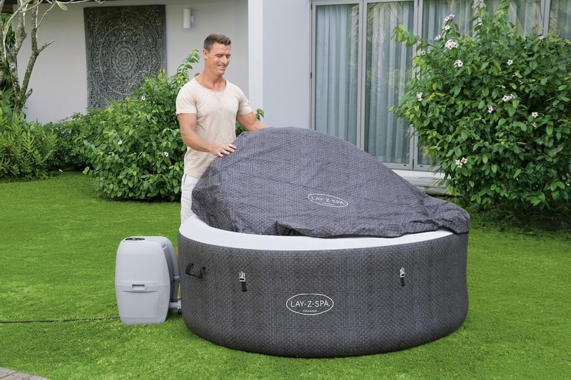 Lay-Z Spa Havana AirJet opblaasbare spa - 4 persoons - met afdekhoes