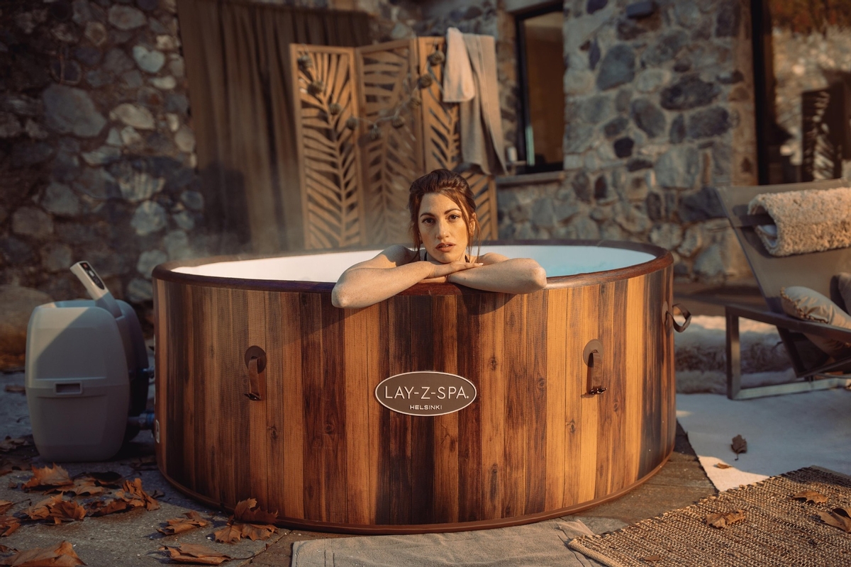 Lay-Z Spa Helsinki Airjet Plus opblaasbare spa - 7 persoons