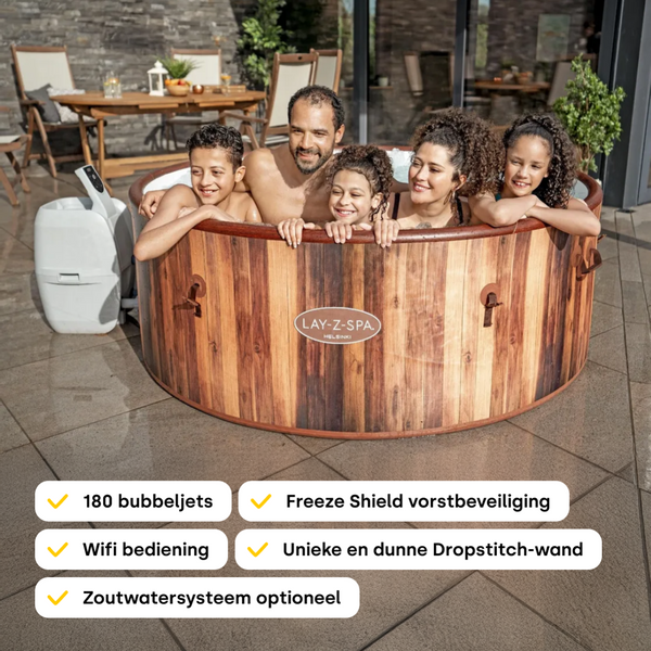 Lay-Z Spa Helsinki Airjet Plus opblaasbare spa - 7 persoons