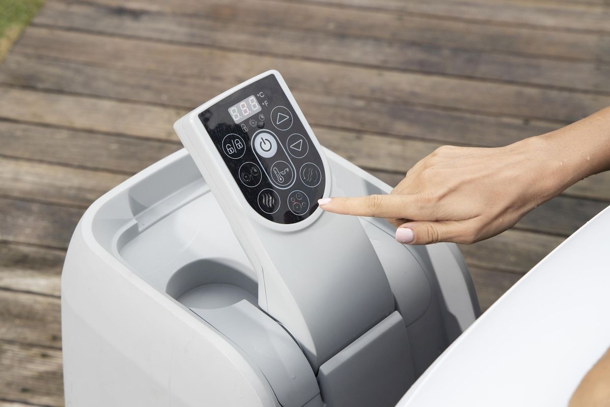 Lay-Z Spa Miami AirJet opblaasbare spa - 4 persoons - bedieningspaneel