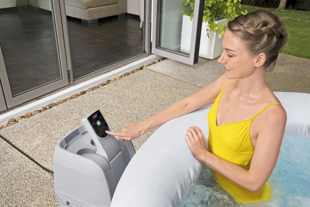 Lay-Z-Spa Tahiti AirJet opblaasbare spa - 4 persoons - bediening