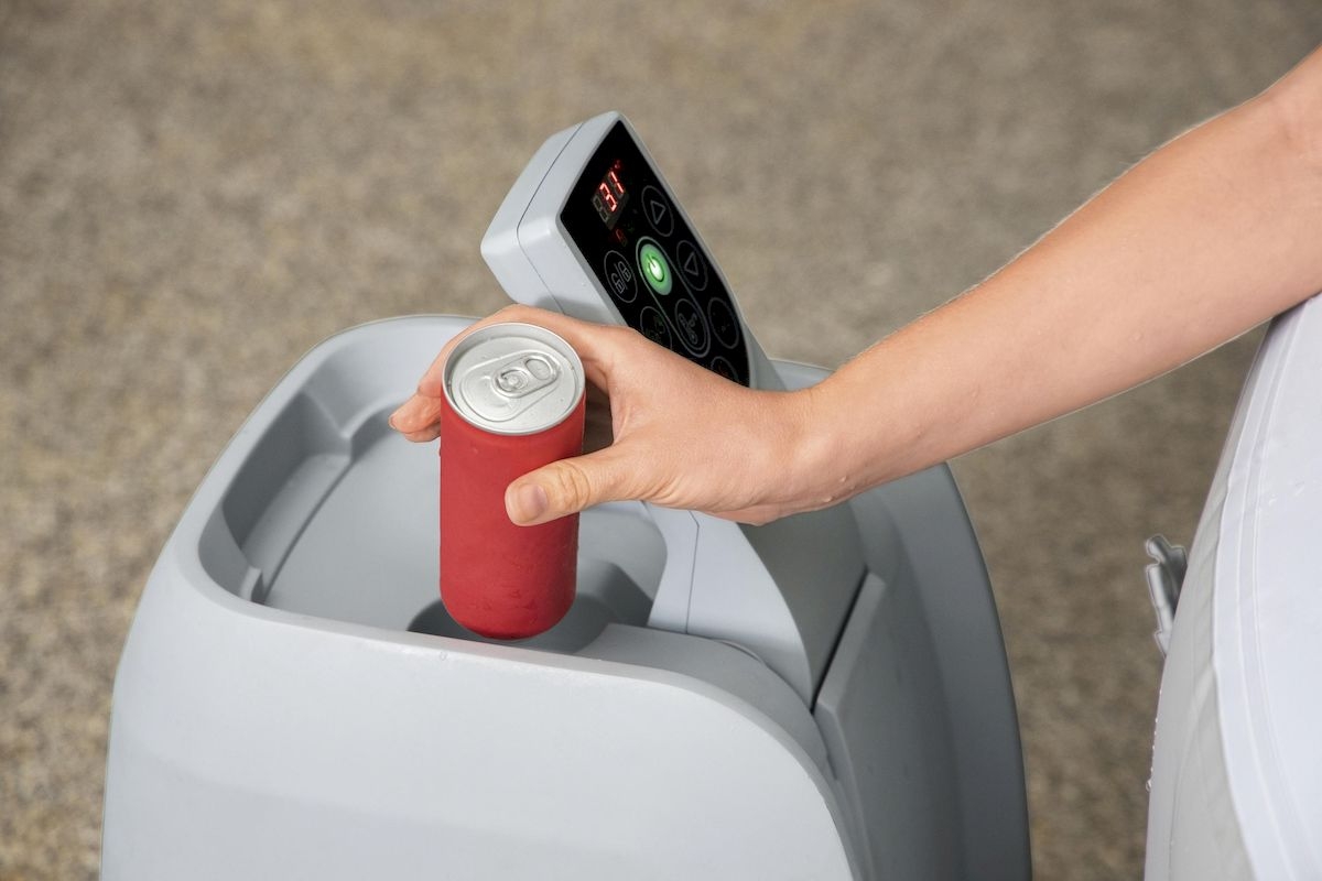 Lay-Z-Spa Tahiti AirJet opblaasbare spa - 4 persoons - blikjes houder