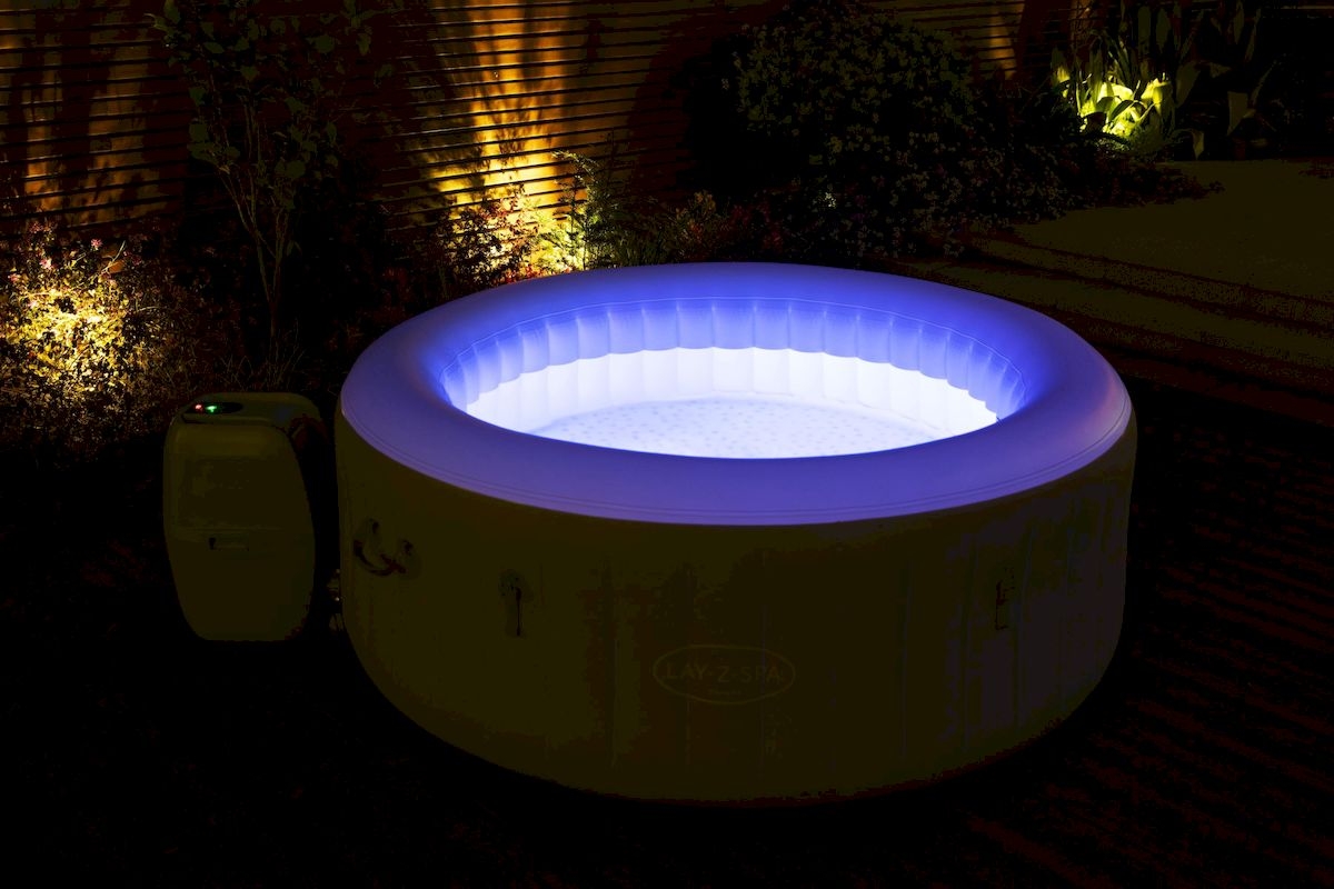 Lay-Z-Spa Tahiti AirJet opblaasbare spa - 4 persoons - verlichting blauw