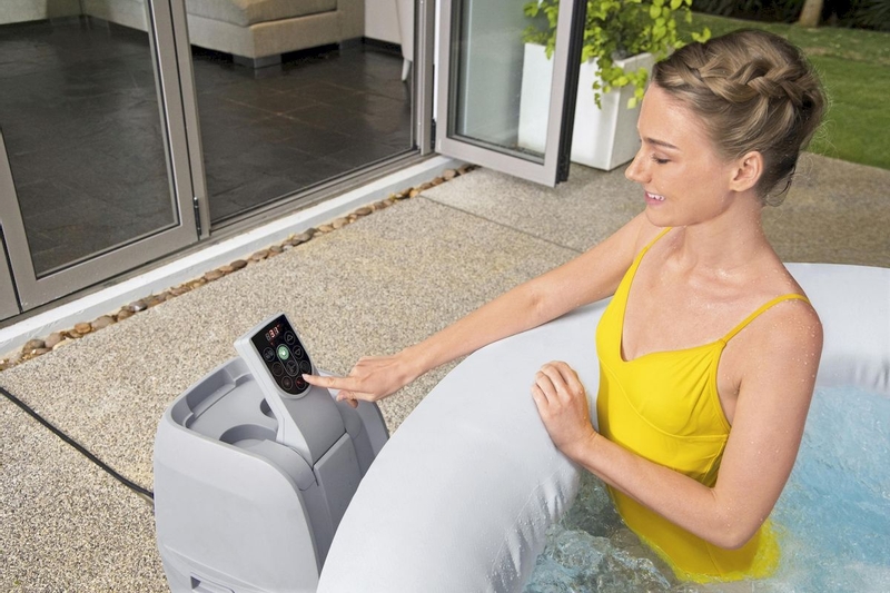 Lay-Z-Spa Tahiti AirJet opblaasbare spa - 4 persoons - bediening