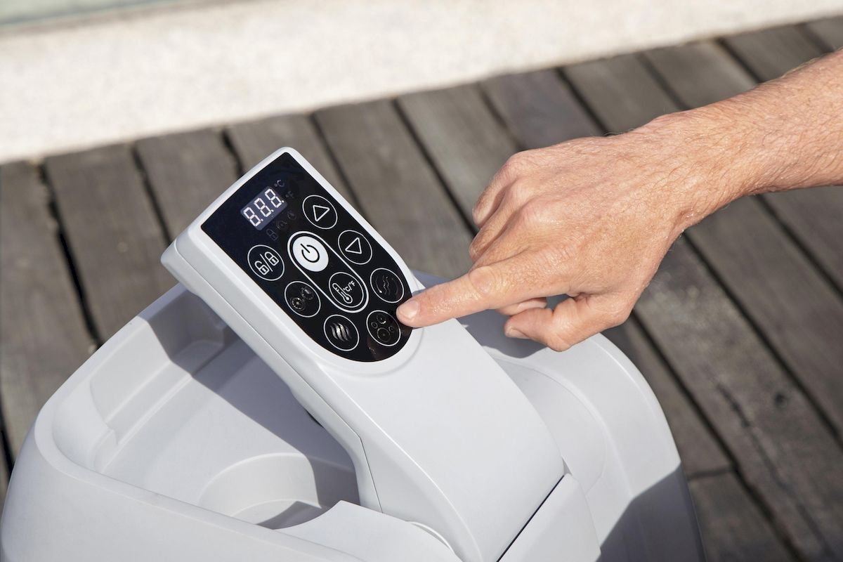 Lay-Z Spa Ibiza AirJet opblaasbare spa - 6 persoons - bedieningspaneel