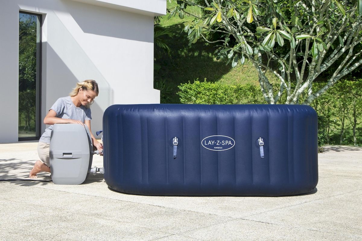 Lay-Z Spa Hawaii AirJet opblaasbare spa - 6 persoons - installeren