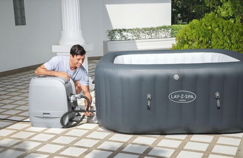 Lay-Z Spa Hawaii HydroJet Pro opblaasbare spa - 6 persoons - installeren