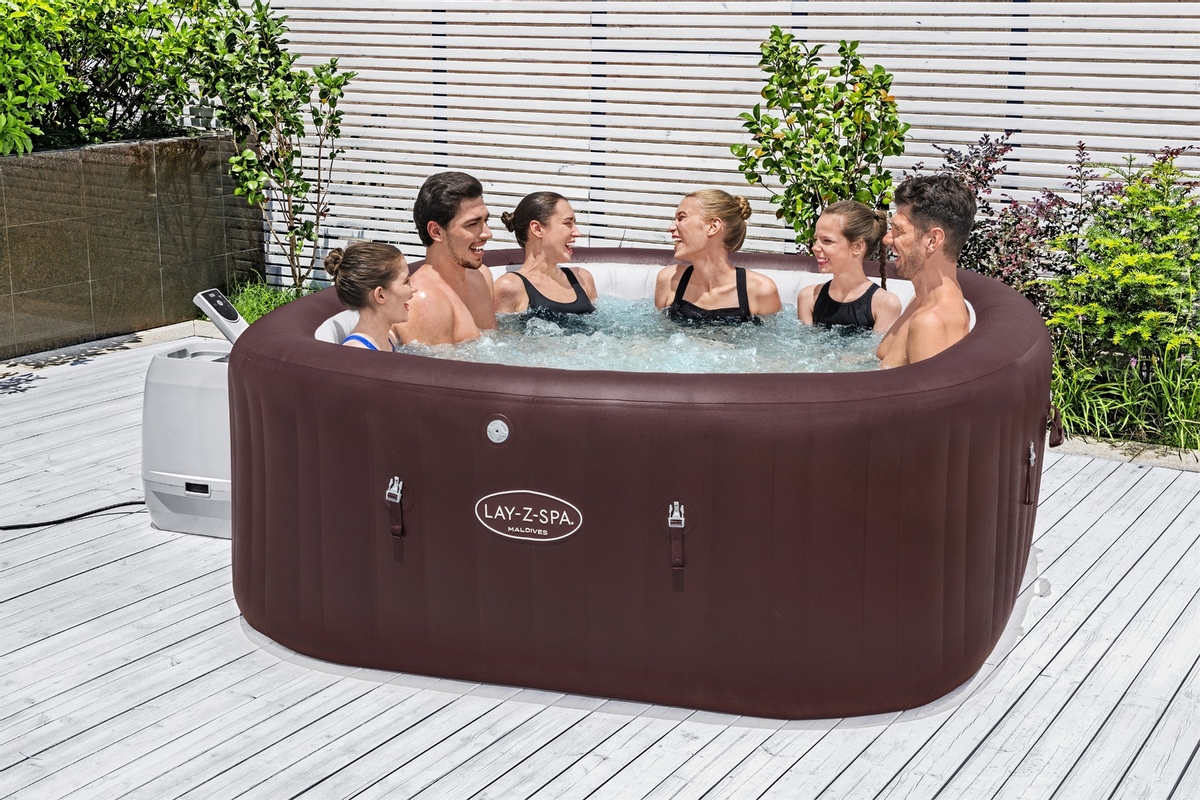 Lay-Z Spa Maldives HydroJet Pro opblaasbare spa - 7 persoons