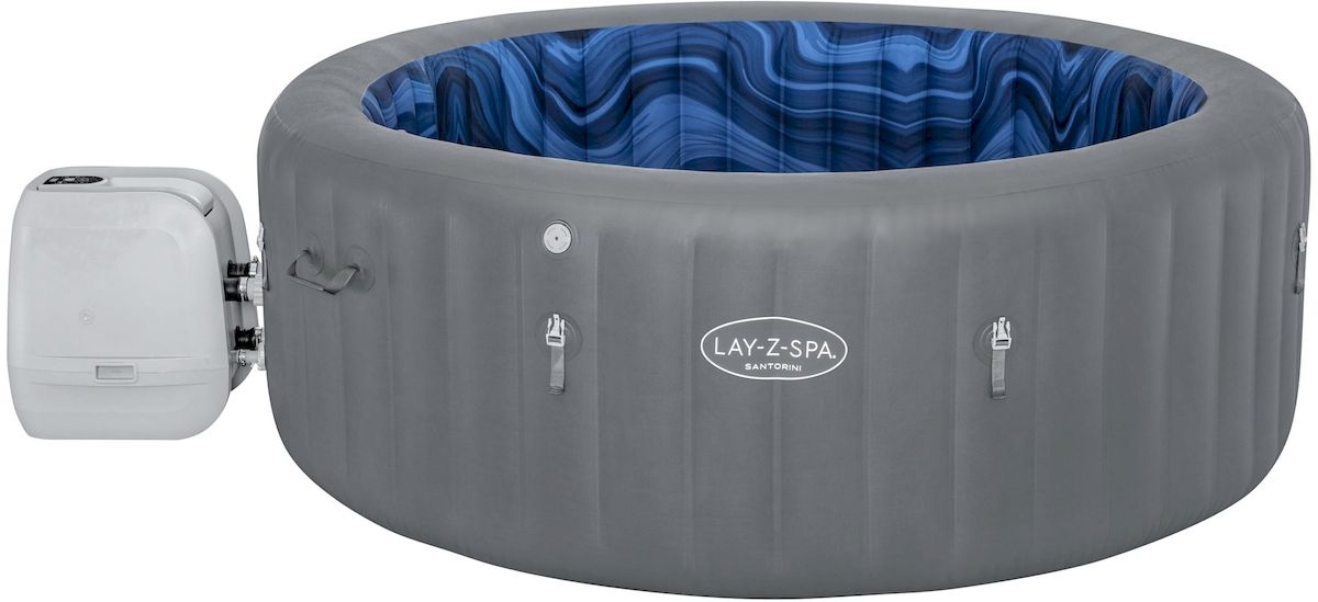 Lay-Z spa Santorini HydroJet Pro opblaasbare spa - 7 persoons - leeg