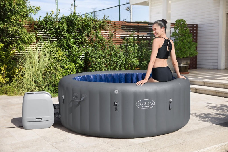 Lay-Z Spa Santorini HydroJet Pro WiFi opblaasbare spa - 7 persoons