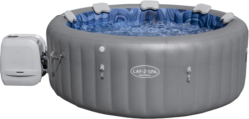 Lay-Z spa Santorini HydroJet Pro opblaasbare spa - 7 persoons