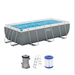Bestway Power Steel zwembad - 404 x 201 x 100 cm - met filterpomp en accessoires