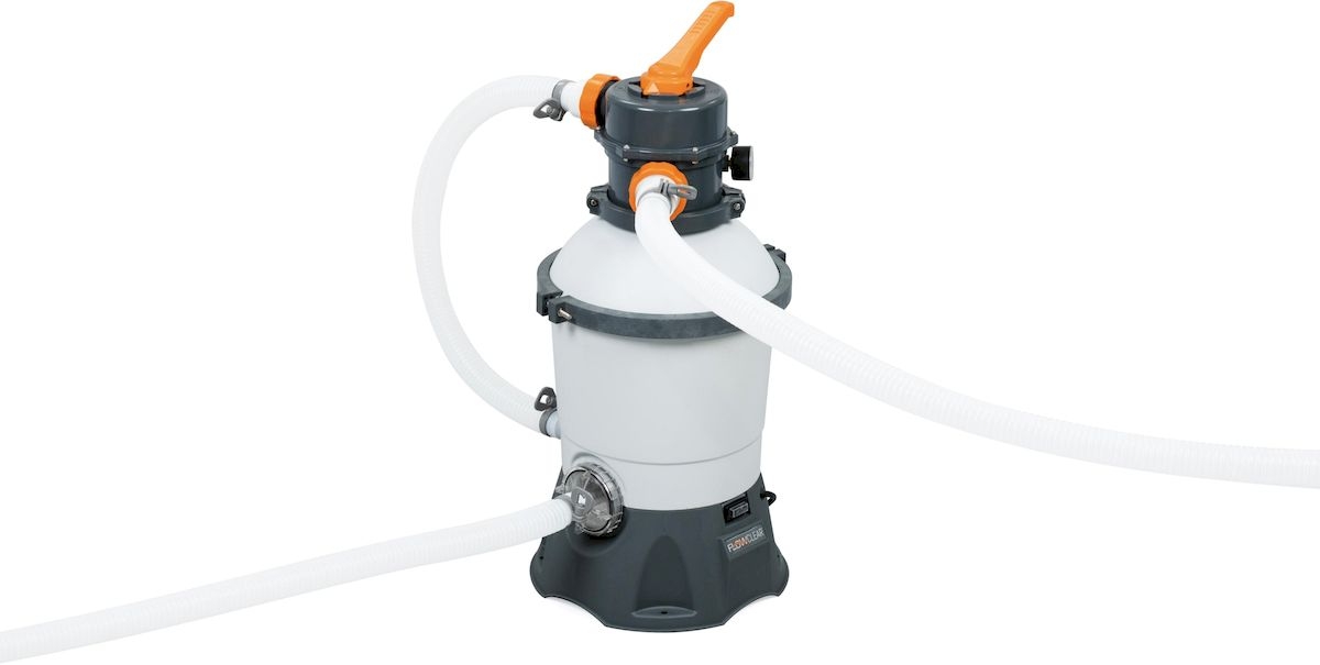 Bestway Power Steel Rectangular zwembad - 412 x 201 x 122 cm - set  - filterpomp