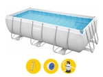 Bestway Power Steel zwembad - 412 x 201 x 122 cm - met zandfilterpomp en accessoires