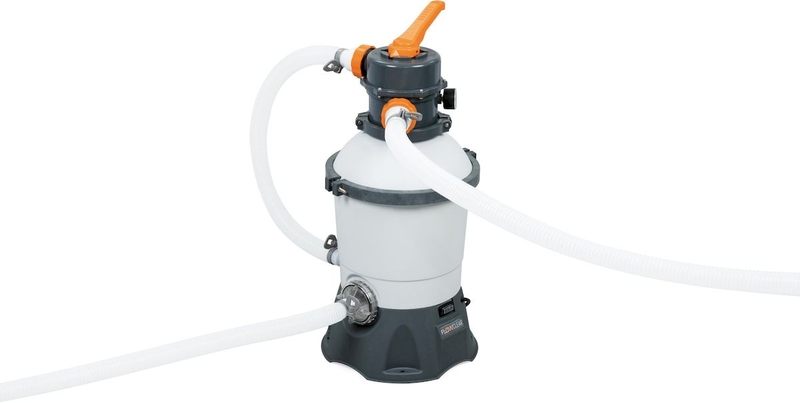 Bestway Power Steel Rectangular zwembad - 412 x 201 x 122 cm - set  - filterpomp