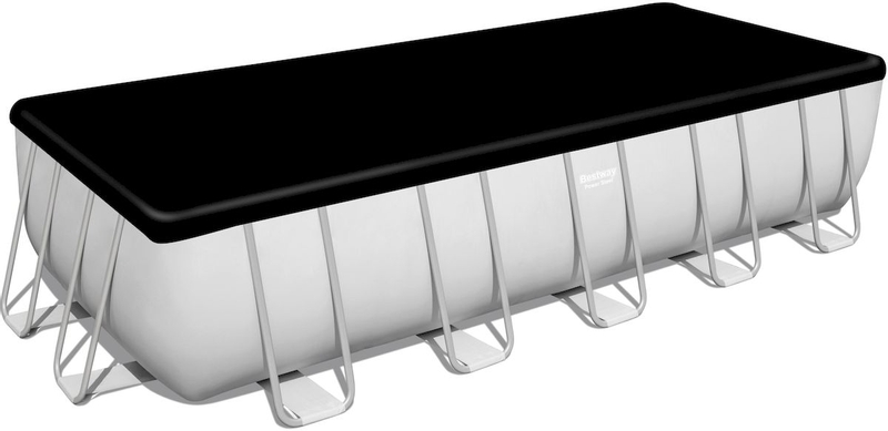 Bestway Power Steel Rectangular zwembad - 640 x 274 x 132 cm - set  - met afdekhoes
