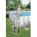 Bestway Power Steel Rectangular zwembad - 732 x 366 x 132 cm - set