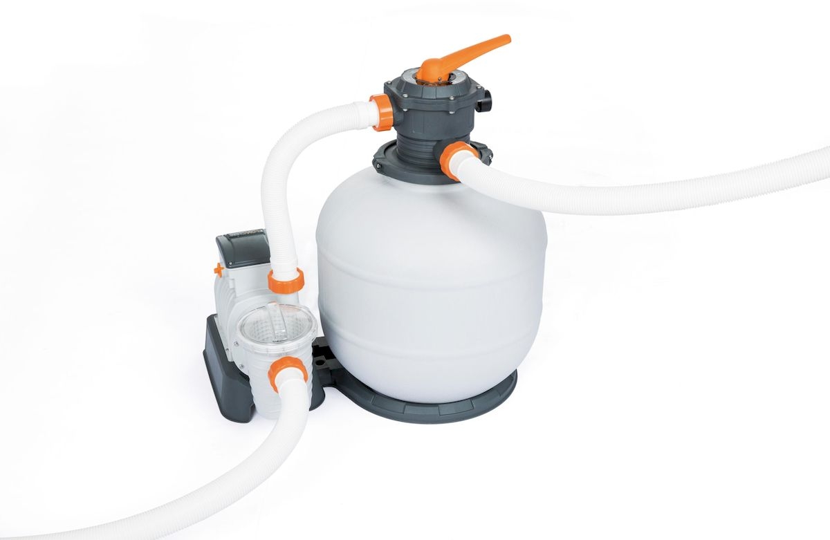 Bestway Power Steel Rectangular zwembad - 956 x 488 x 132 cm - set  - filterpomp