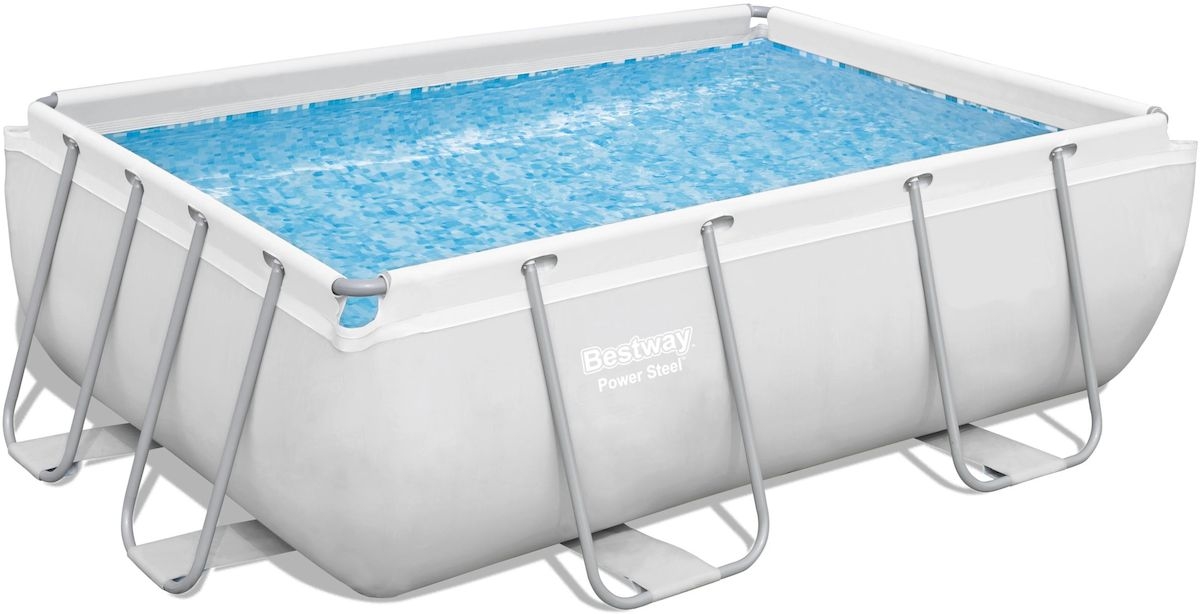 Bestway Power Steel Rectangular zwembad - 282 x 196 x 84 cm - set 