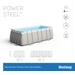 Bestway Power Steel Rectangular zwembad - 282 x 196 x 84 cm - set