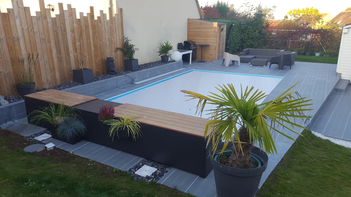 Banc Design automatisch oprolsysteem - tot 3,5 meter - Donkergrijs