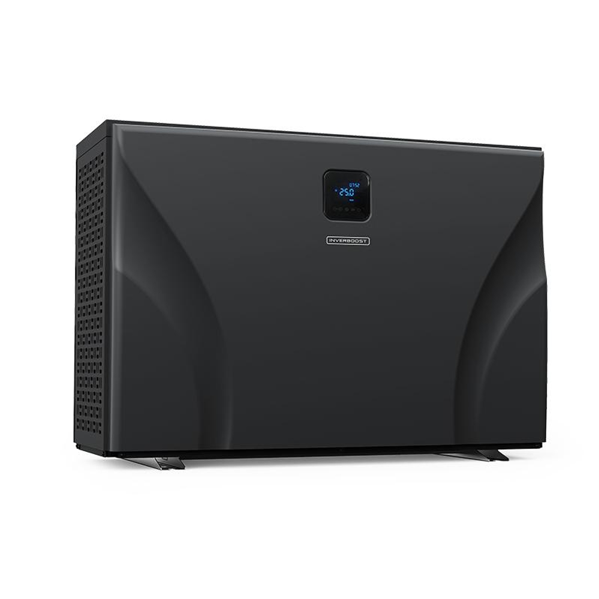 AQS Inverboost 14 kW (Boost: 17 kW) Full Inverter zwembad warmtepomp - zijkant