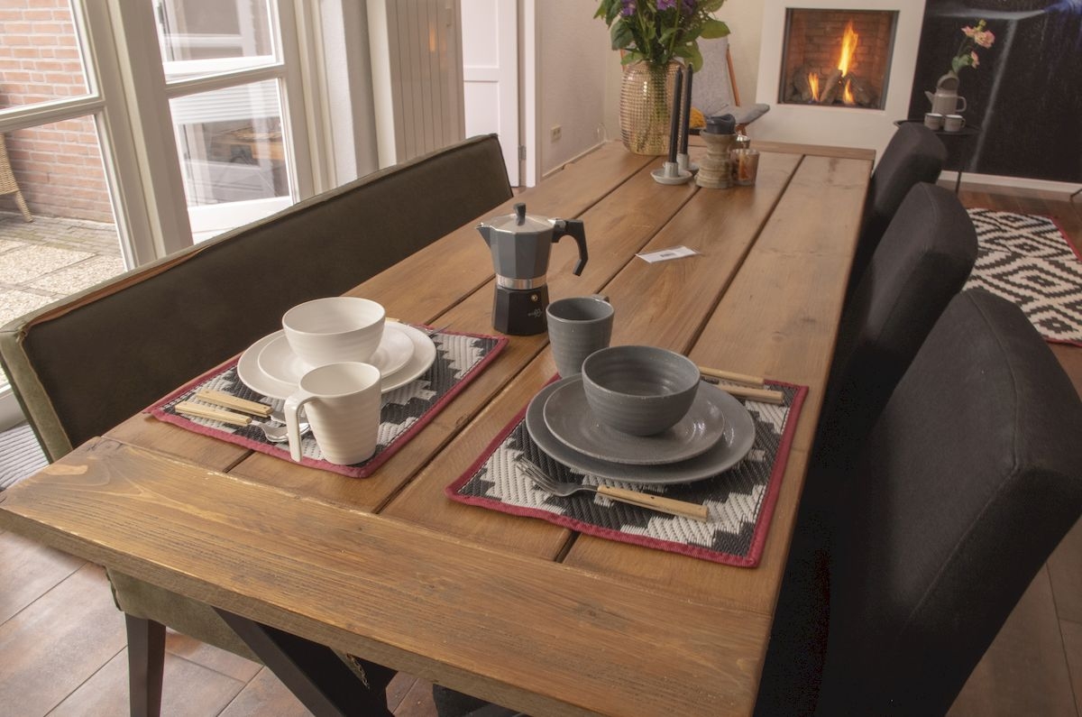 Bo-Camp Stone melamine serviesset sfeerbeeld