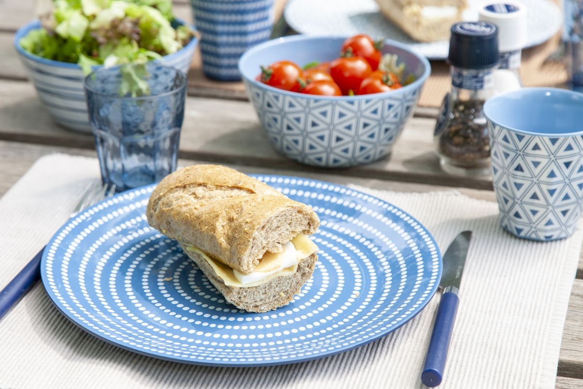 Bo-Camp Mix & Match melamine serviesset sfeerbeeld