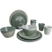 Bo-Camp Mix & Match melamine serviesset - 16-delig - Groen