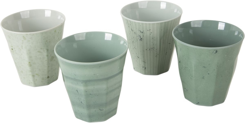 Bo-Camp Mix & Match melamine mokken groen