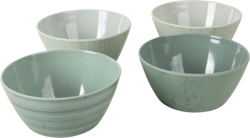 Bo-Camp Mix & Match melamine schaaltjes groen