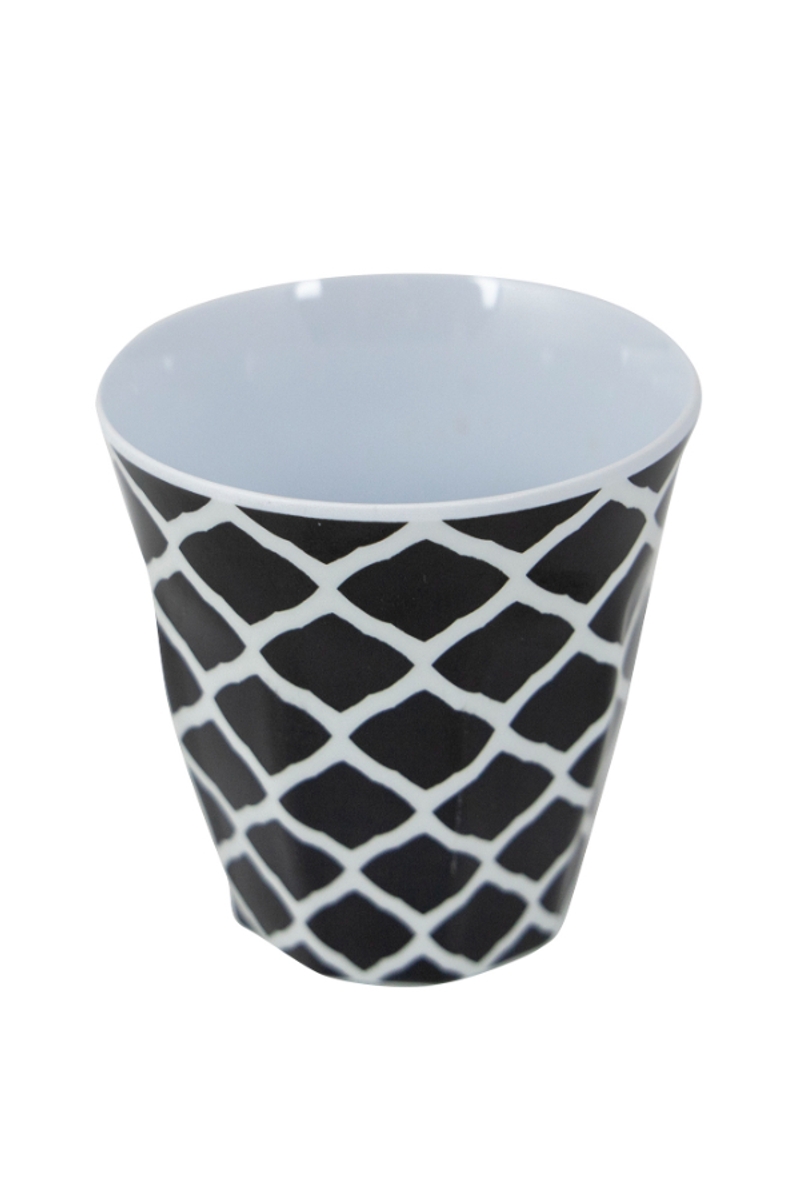 Bo-Camp Mix & Match melamine serviesset - 16-delig - Zwart