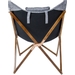Bo-Camp Urban Outdoor Bloomsbury vlinderstoel - Grijs - M