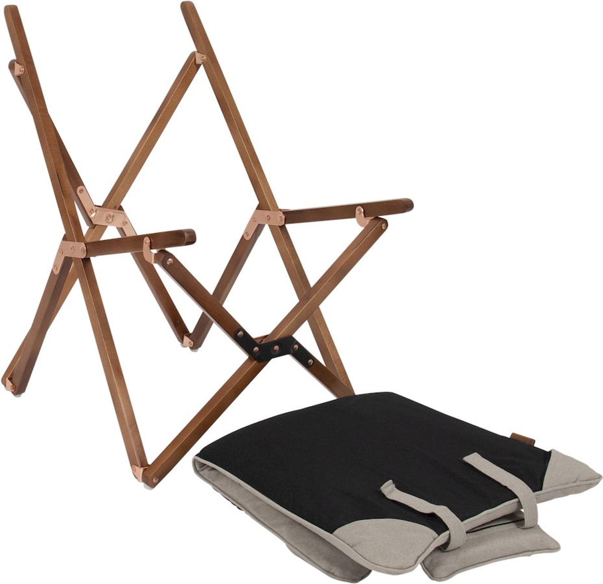 Bo-Camp Urban Outdoor Bloomsbury vlinderstoel - Beige - S