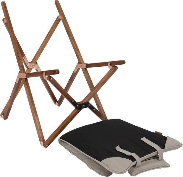 Bo-Camp Urban Outdoor Bloomsbury vlinderstoel - Beige - S