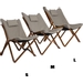 Bo-Camp Urban Outdoor Bloomsburry Relaxstoel - Beige - M / maten