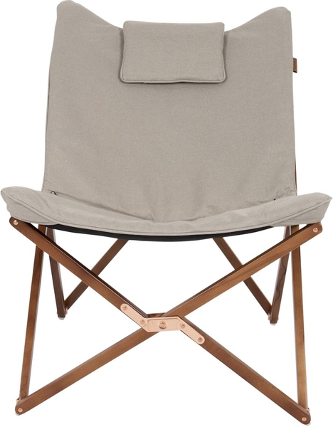 Bo-Camp Urban Outdoor Bloomsburry Relaxstoel - Beige - M / voorzijde